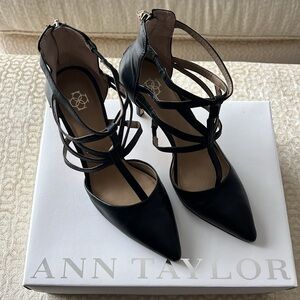 Ann Taylor Elliana strappy heels